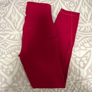 Lululemon Align High Rise Pant with Pockets 25” Ruby Red